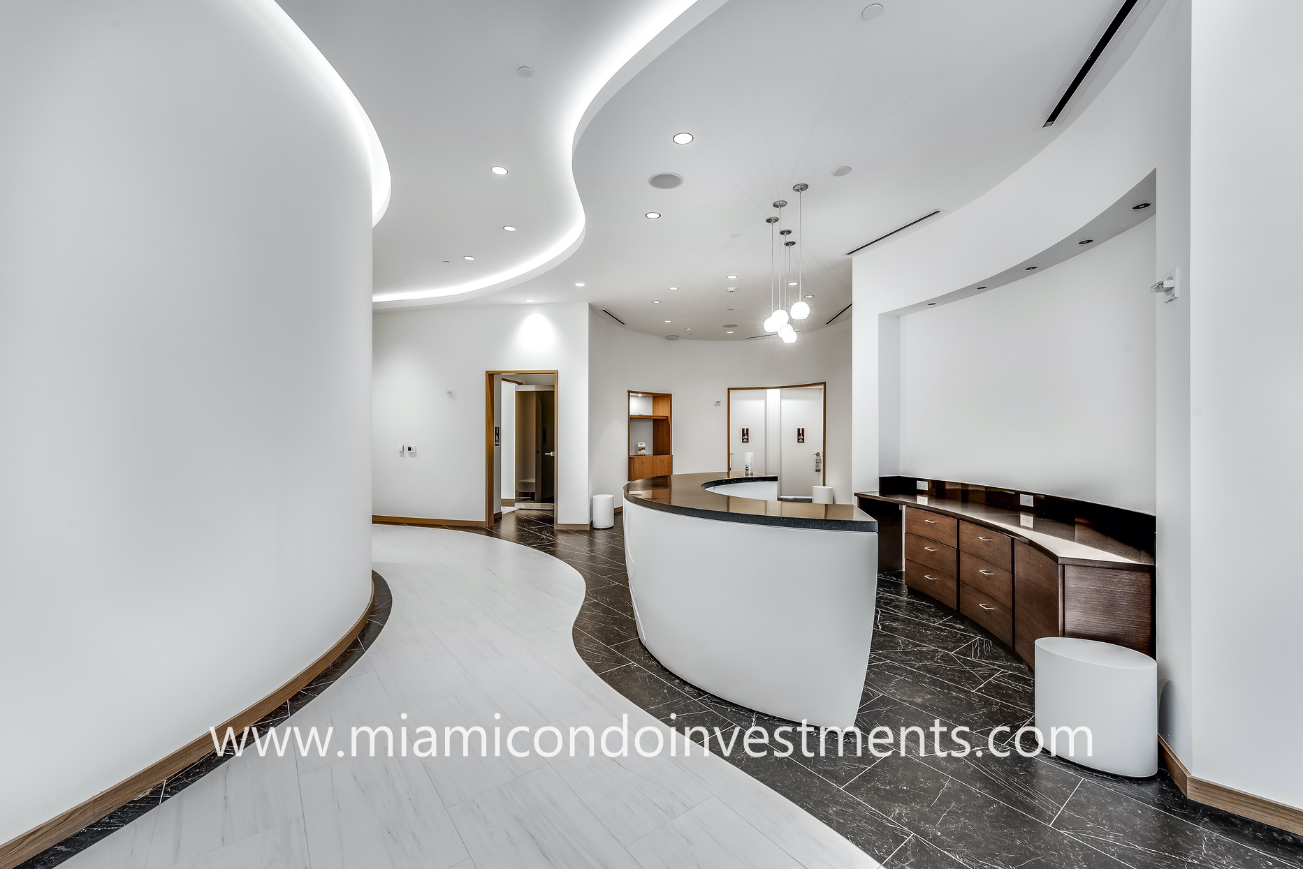 Paramount Miami spa reception desk