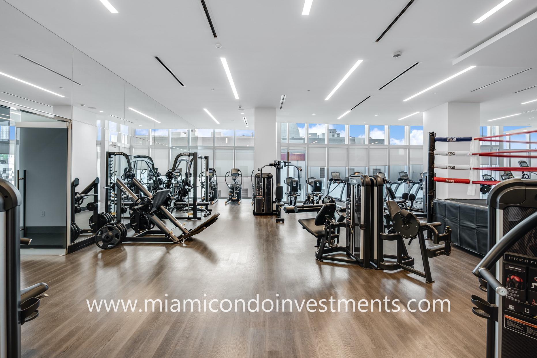 Paramount Miami full-equipped fitness center