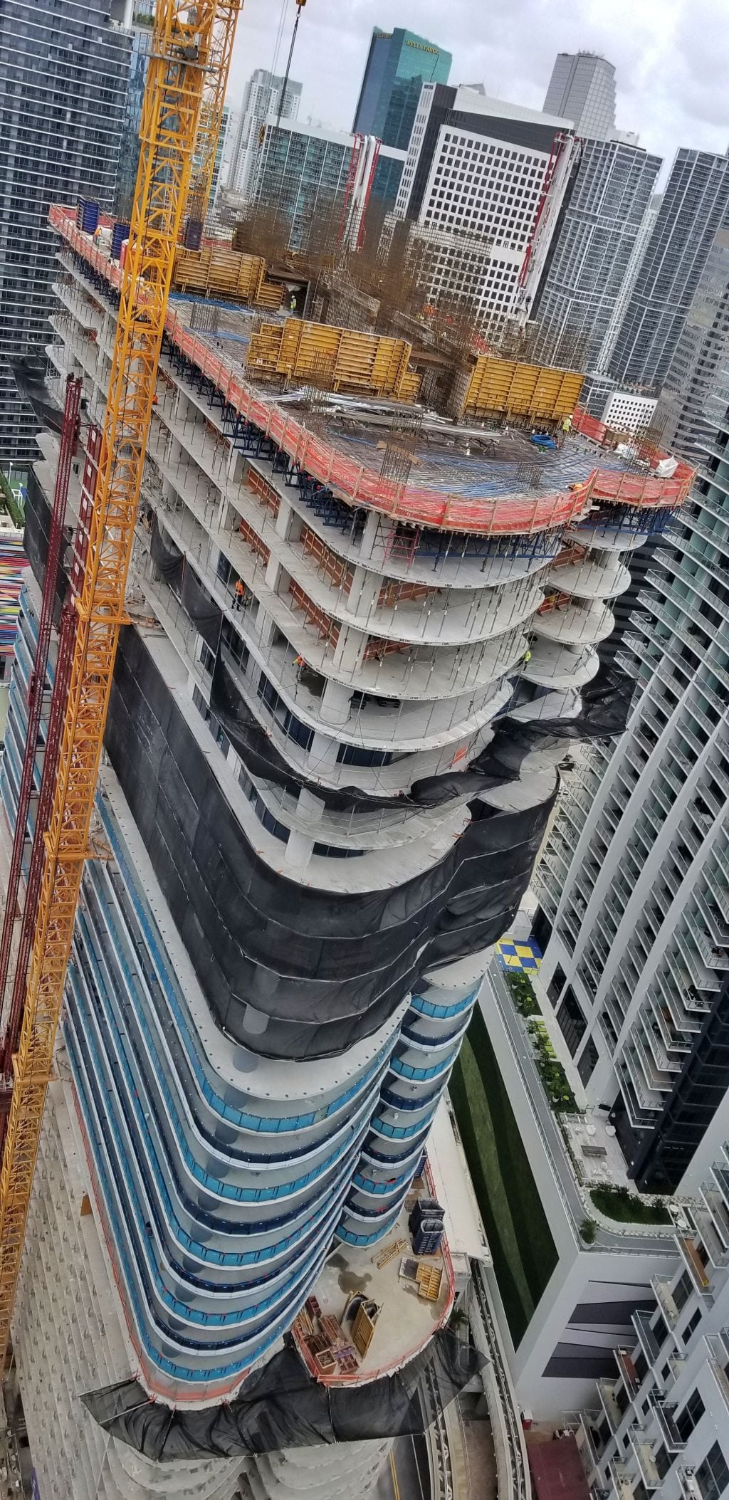 Brickell Flatiron construction as of May 22, 2018