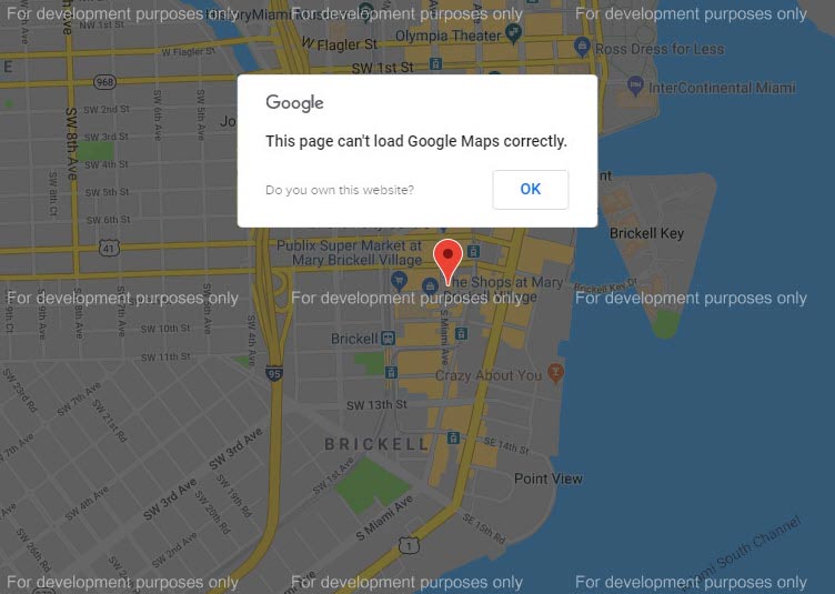 Google Maps API can't load Google Maps correctly