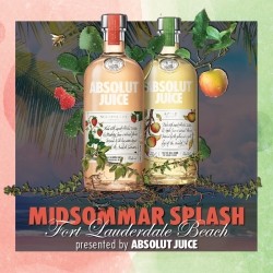 The Spirit of the Season: ABSOLUT Vodka Makes a Splash on Fort Lauderdale Beach to Usher in Midsommar