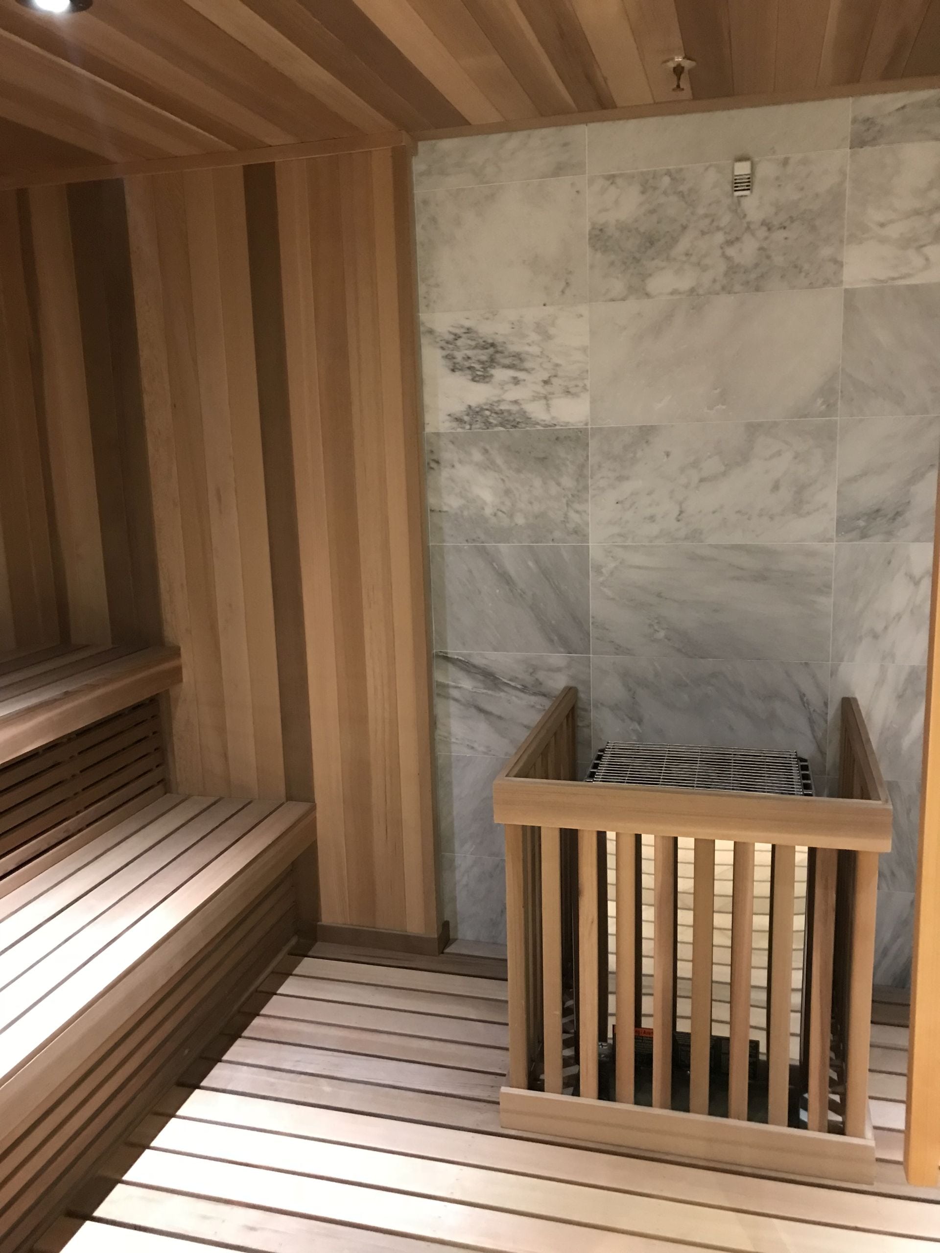 sauna at Park Grove