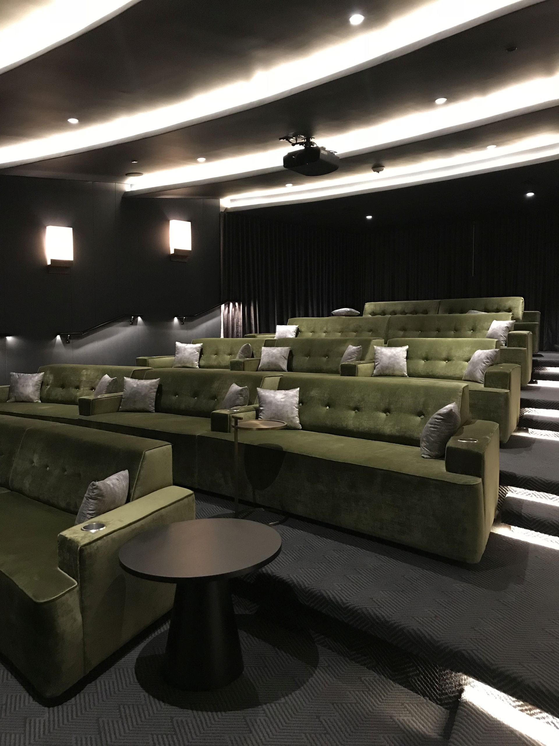 private screening room at Park Grove