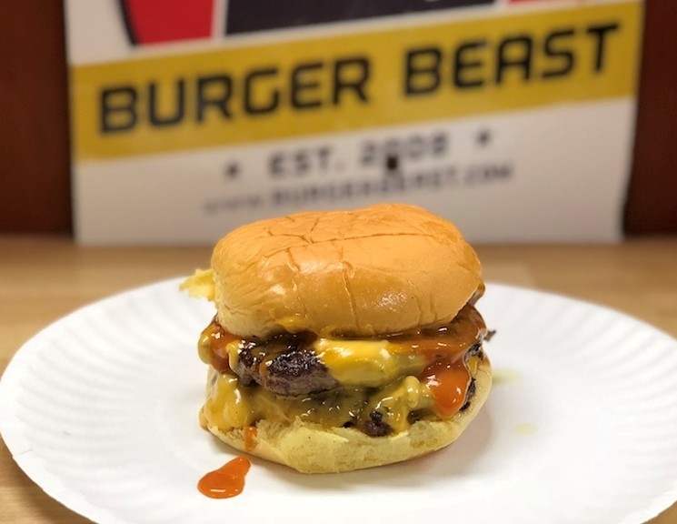 Burger Beast's My-T-Fine burger.