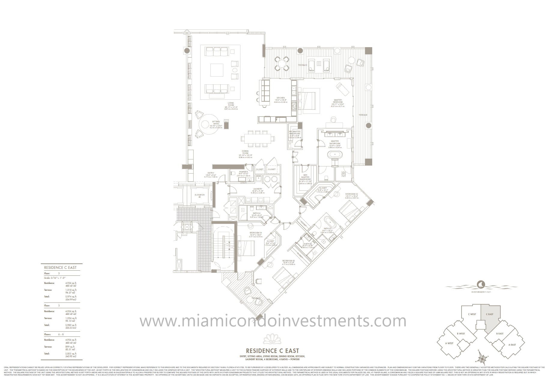 Palazzo Del Sol Unit 7083 floor plan