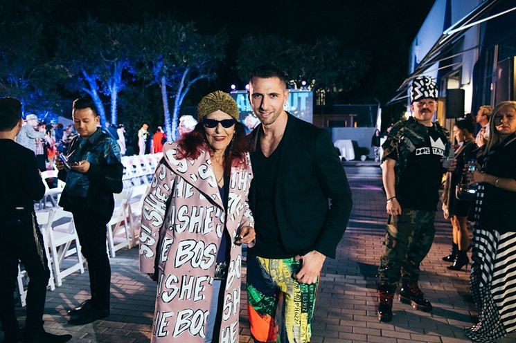 Event producer Jake Resnicow (right) is the man behind Patricia Field's ArtFashion runway show.
