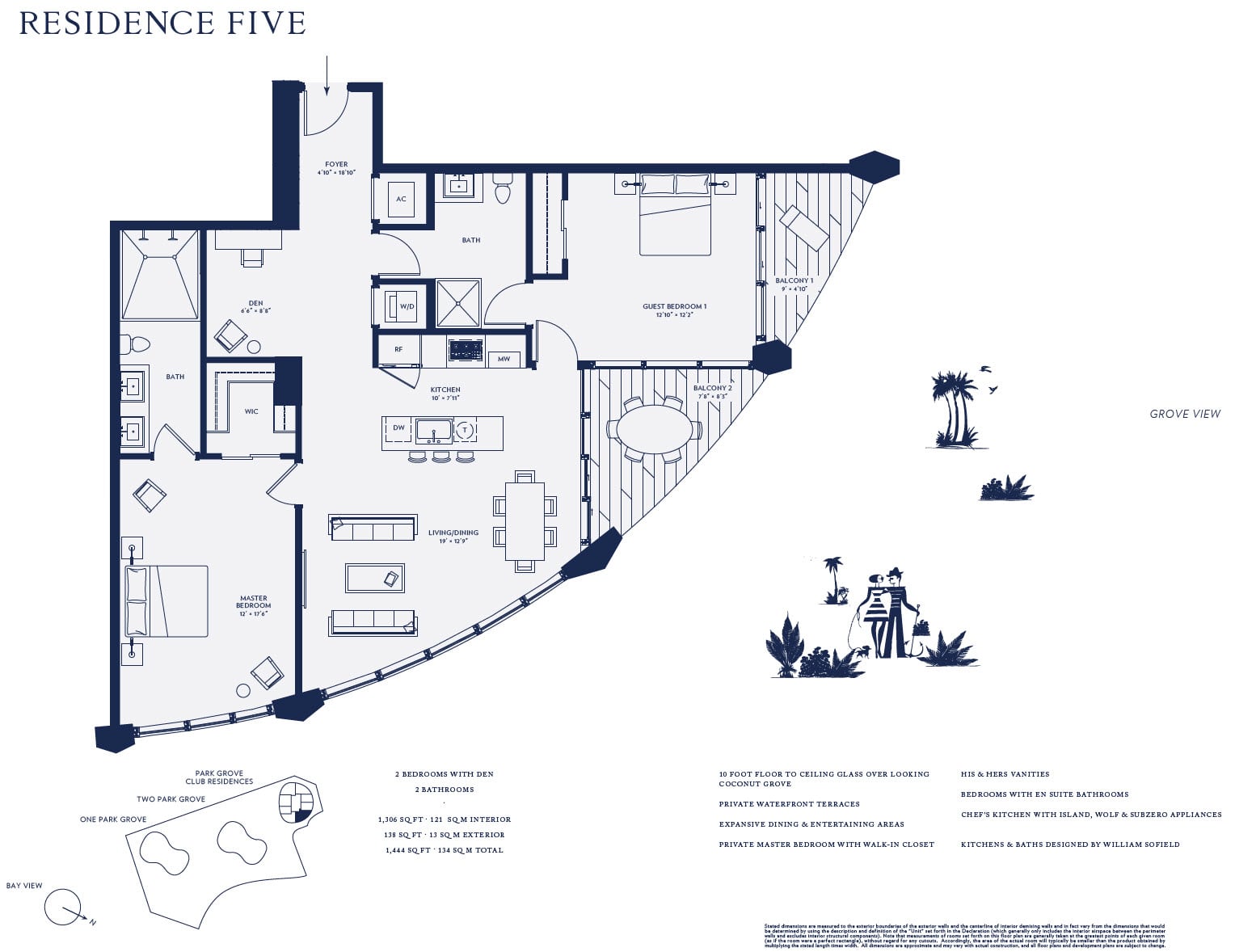 Club Residences 05 line floor plan