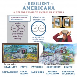 Resilient Americana: la galería de pintura de realidad virtual se centra en la unidad sostenida por valores compartidos